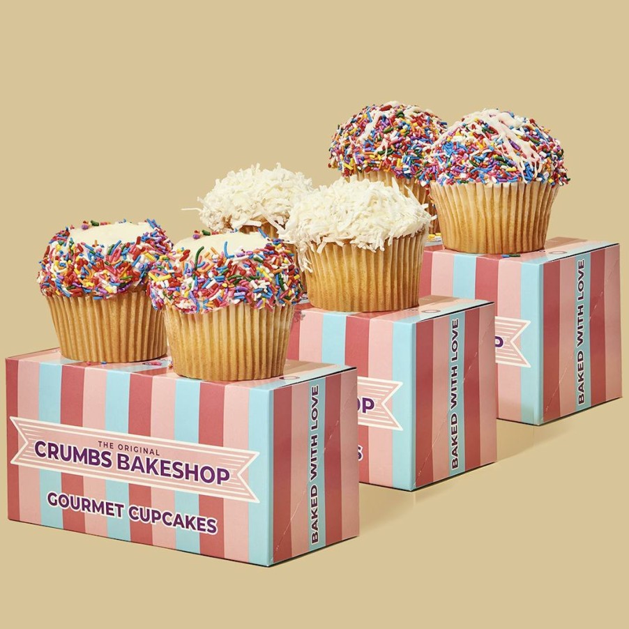 Foods Crumbs Bakeshop Cupcakes | Vanilla Lovers Jumbo Cupcakes - 12 Pack