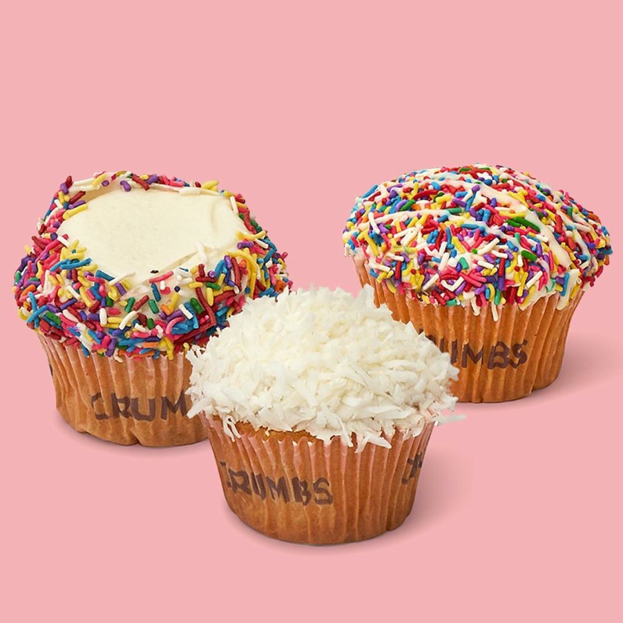 Foods Crumbs Bakeshop Cupcakes | Vanilla Lovers Jumbo Cupcakes - 12 Pack