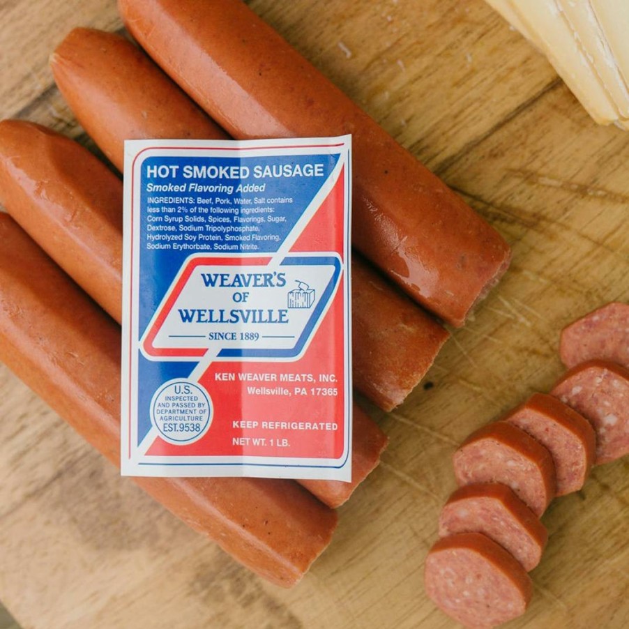 Foods Weaver's of Wellsville Sausages | Naturally Smoked Sausages - Choose Your Own 3 Pack