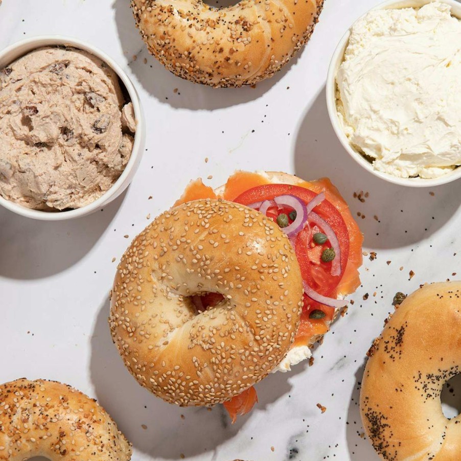 Foods Zucker's Bagels and Smoked Fish Smoked Fish | Biggest Weekender Bagel Brunch Box For 12