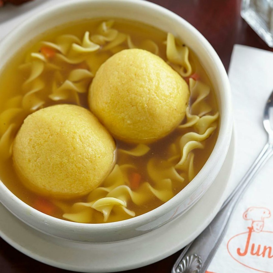 Foods Junior's Restaurant Soups & Chowders | Matzoh Ball Soup For 4