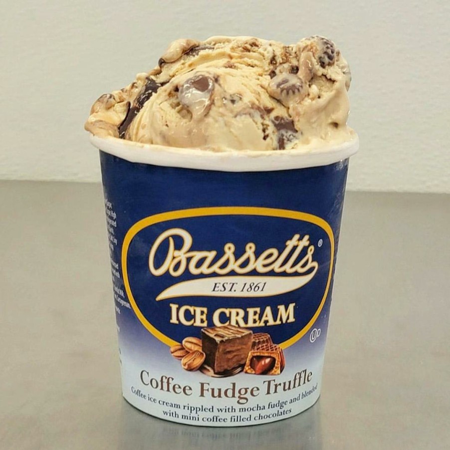 Foods Bassetts Ice Cream Ice Cream | Coffee Fudge Truffle Ice Cream - 6 Pints