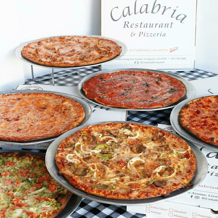 Foods Calabria Pizzeria Neapolitan Pizza | Crunchy Thin Pizza Sampler - 6 Pack