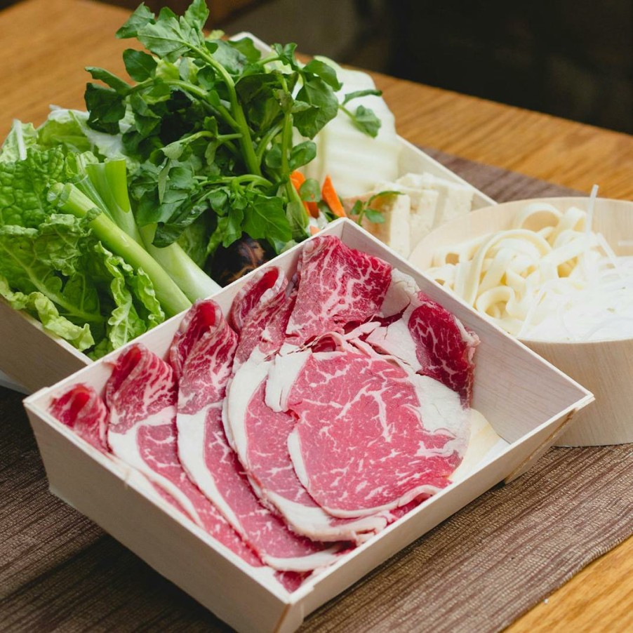 Foods Shabu Tatsu Beef | Prime Ribeye Sukiyaki Kit For 4