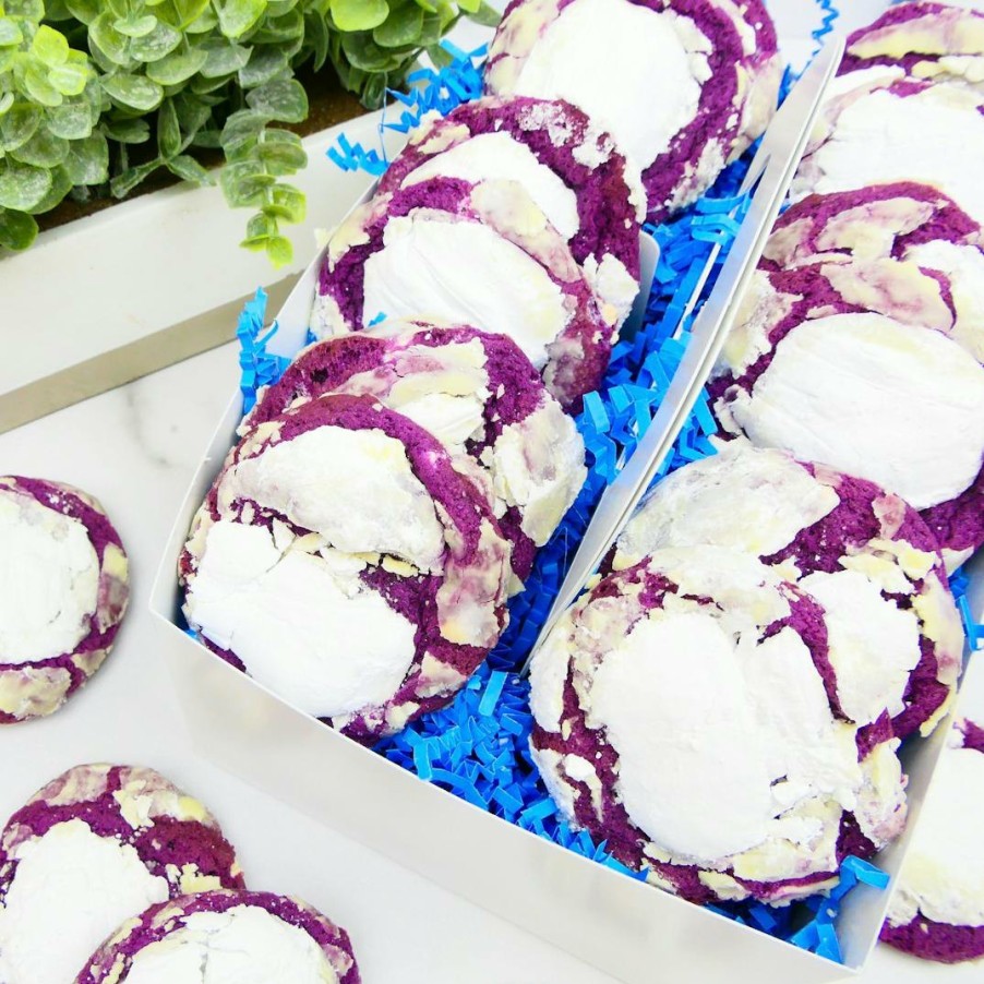 Foods Cravory Cookies Cookies | Ube Cookies - 2 Dozen