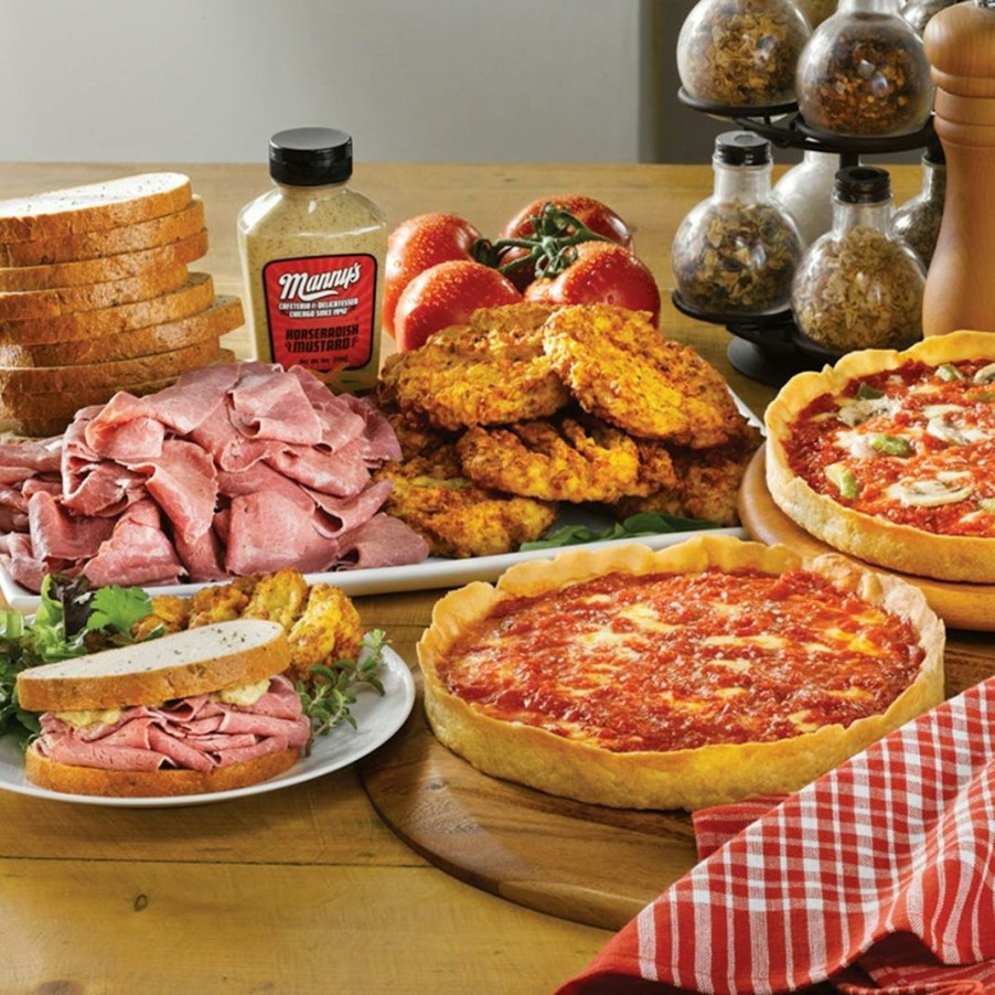 Foods Lou Malnati's Pizza Chicago Deep Dish Pizza | 2 Lou Malnati'S Pizzas + Manny'S Corned Beef Kit