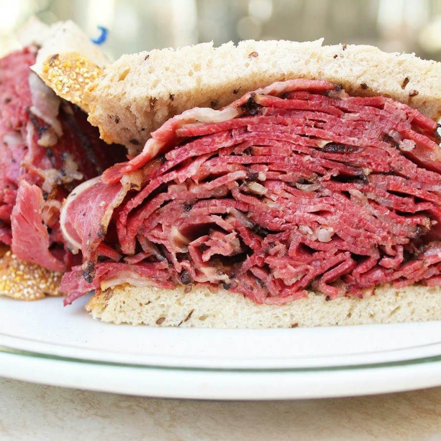 Foods Brent’s Deli Pastrami Sandwiches | Pastrami Sandwich Kit - 8 Pack