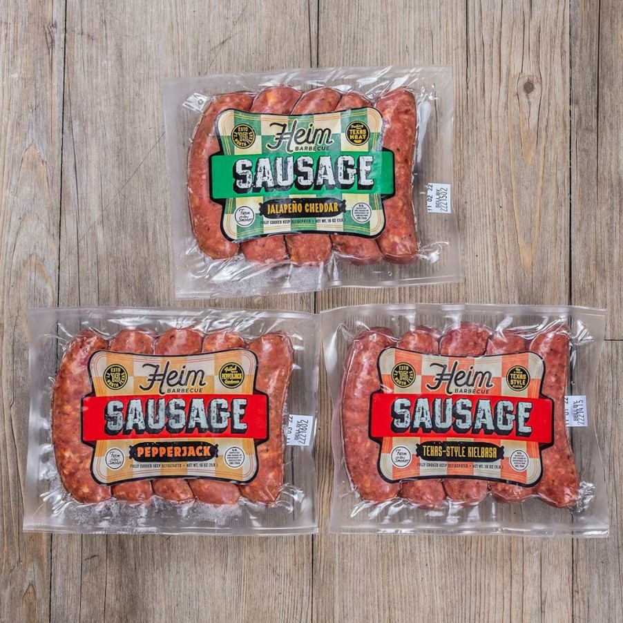 Foods Heim Barbecue Sausages | Sausage Sampler - 12 Pack