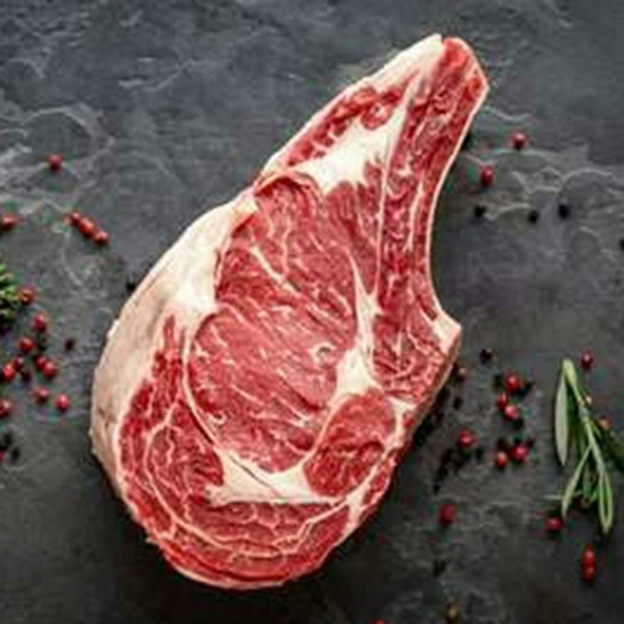 Foods Charm City Kosher Steaks | Kosher Bone-In Ribeye - 2 Pack