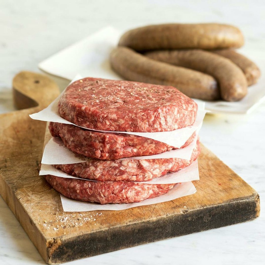 Foods Lone Mountain Wagyu Burgers | Wagyu Burgers + Sausages Grill Pack