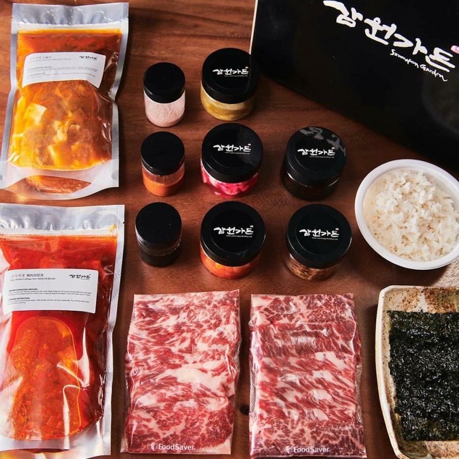 Foods Antoya Korean BBQ Beef | Korean Bbq Sliced Short Rib Kit For 6-8 (Unmarinated)