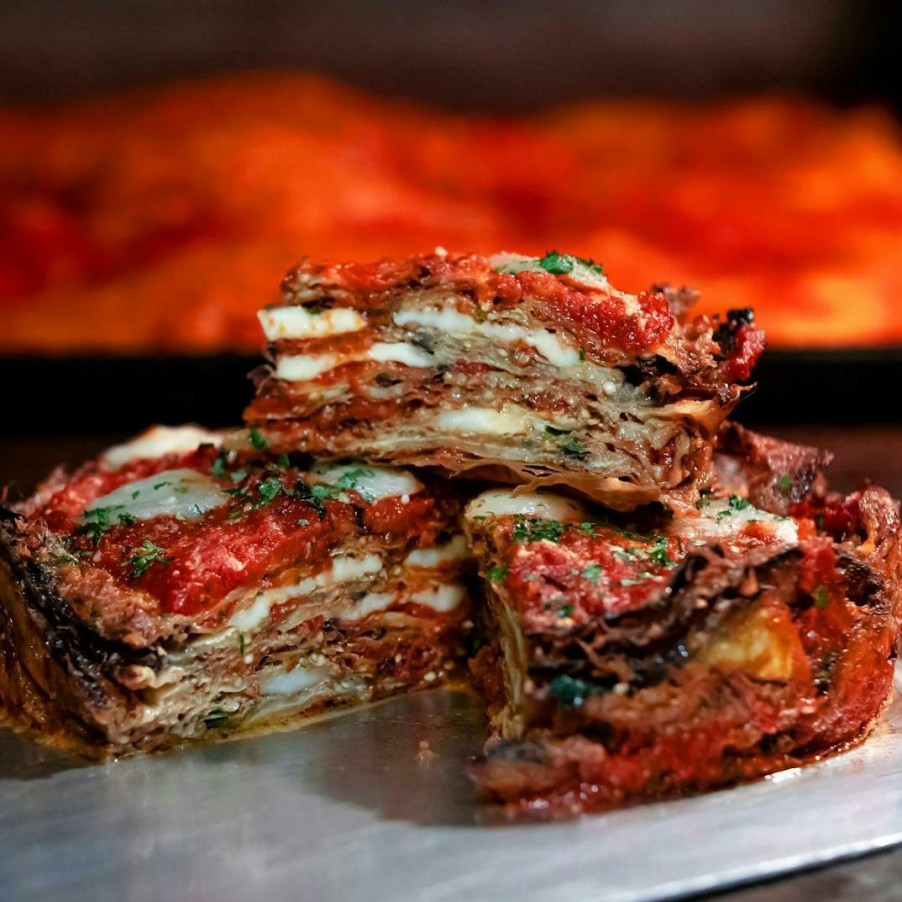 Foods Ferrara Bakery Breads | Handmade Eggplant Parmigiano + Focaccia