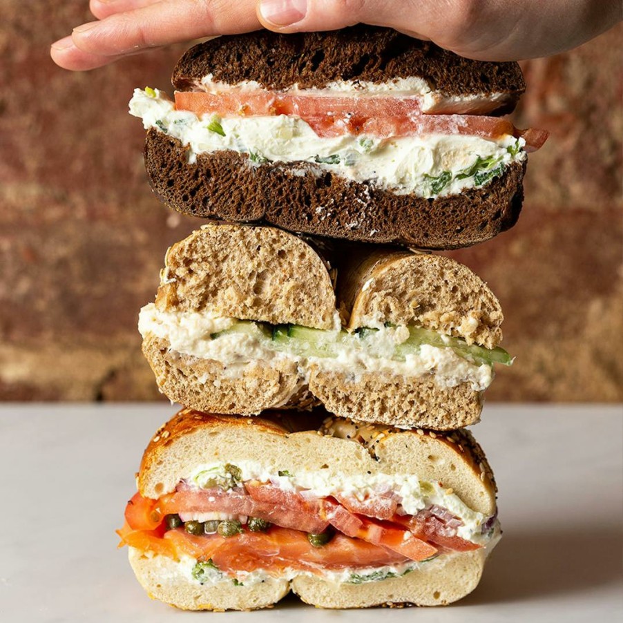 Foods Tompkins Square Bagels Cheese | Whitefish Salad Bagel Kit For 6