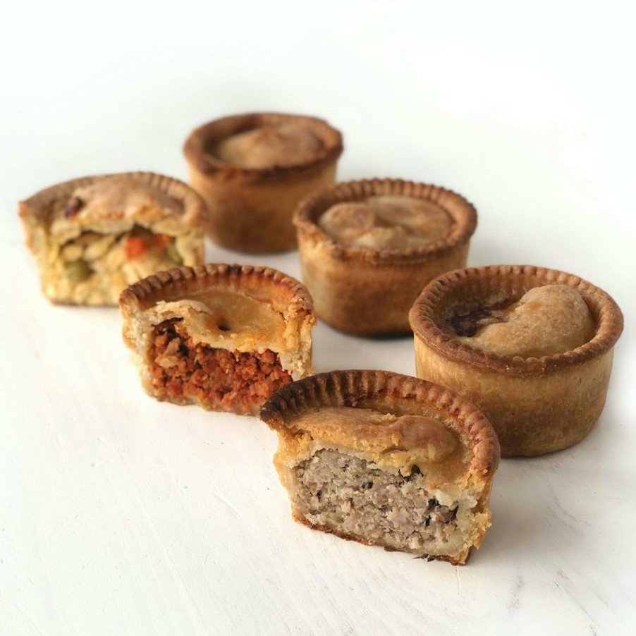 Foods Hartley's Original Pork Pies Beef | Best Seller Meat Pies - 12 Pack