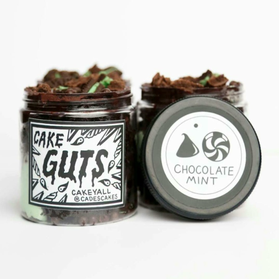 Foods Cades Cakes Cake Jars | Chocolate Mint Cake Guts