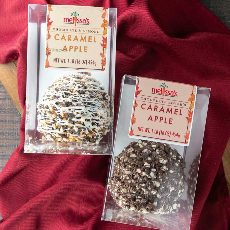 Foods Melissa's Produce Chocolate | Chocolate Lover'S Caramel Apples - 6 Pack