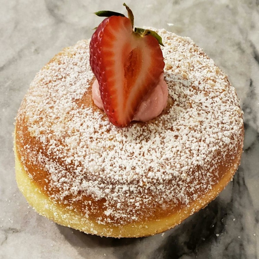 Foods Angelina Bakery Doughnuts | Strawberry Bomboloni - 8 Pack