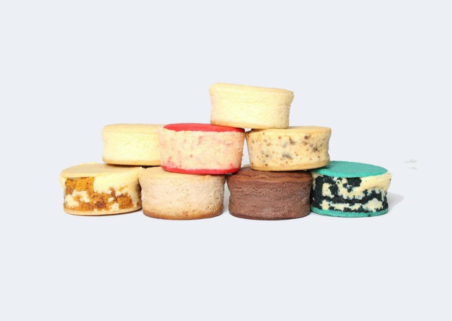 Foods Grandma's Cheesecake Sandwiches Ice Cream | Holiday Cheesecake Sandwich Sampler - 16 Pack