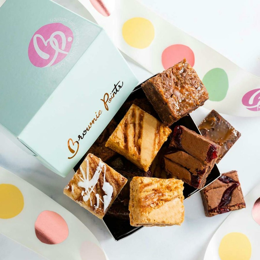 Foods Brownie Points Brownies | Gluten-Free Baby Brownies Dozen Gift Box