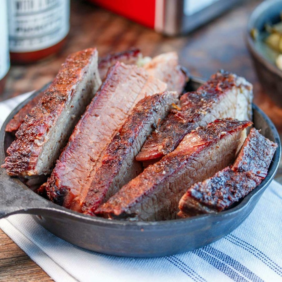 Foods Puckett's Restaurant Deli Meats | Whole Smoked Brisket "Meat 'N' Three" Bbq Dinner Kit For 12-14