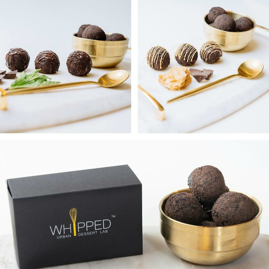 Foods Whipped Urban Dessert Lab Ice Cream | Oat Milk Ice Creme Truffle Assortment - 24 Pack