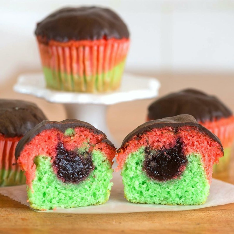 Foods Brooklyn Cupcake Cupcakes | Rainbow Cookie Cupcake Dozen