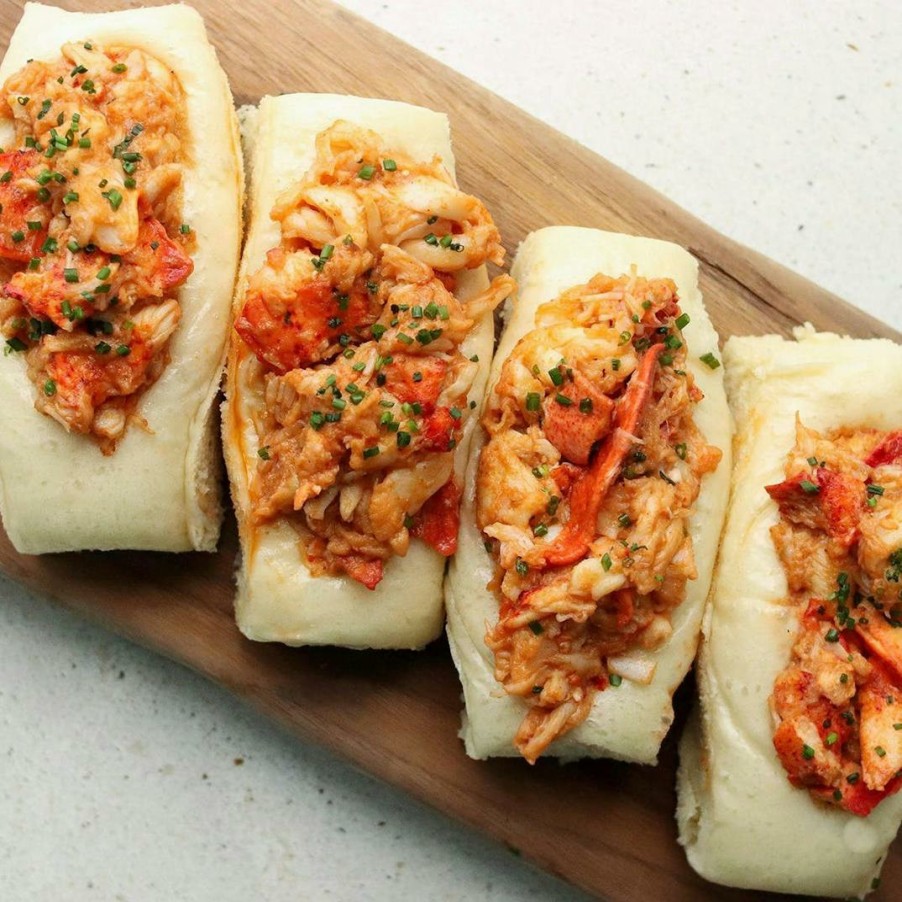 Foods Eventide Oyster Co. Lobster | Brown Butter Lobster Roll Kit - 8 Pack