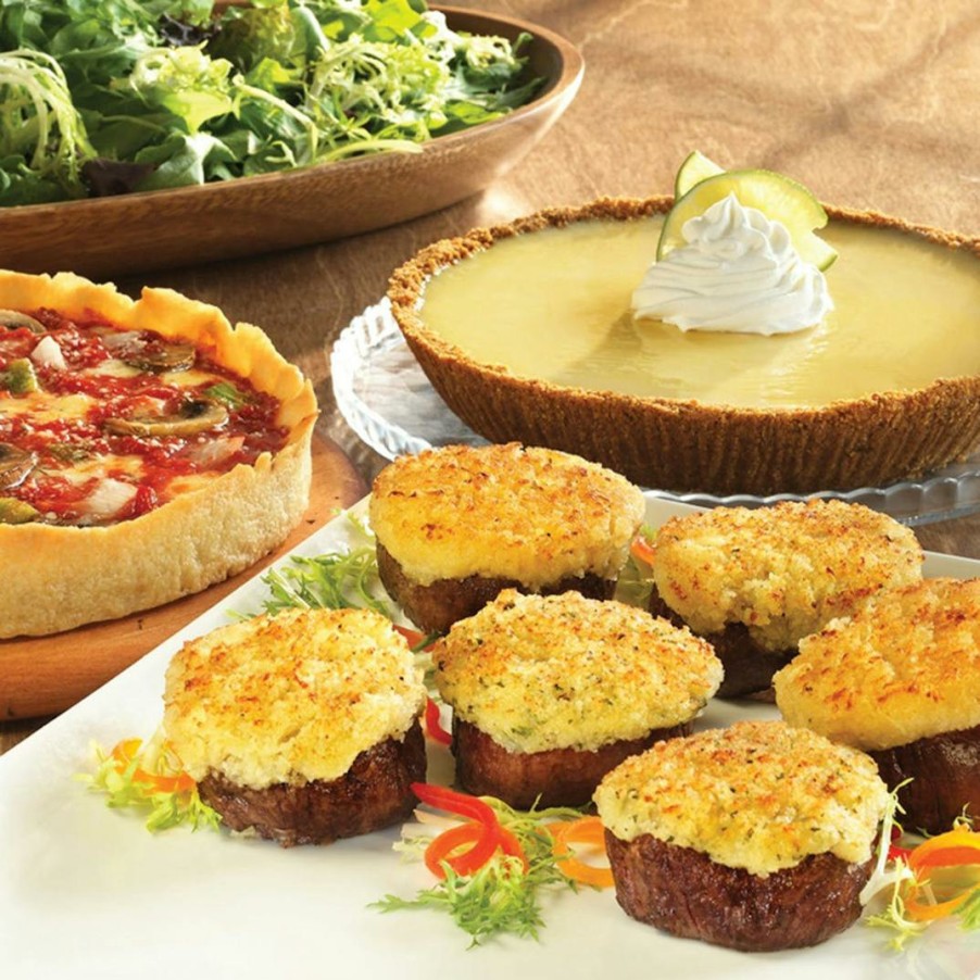 Foods Lou Malnati's Pizza Chicago Deep Dish Pizza | Lou Malnati'S Deep Dish Pizza + Wildfire Filet Medallion Trios + Key Lime Pie