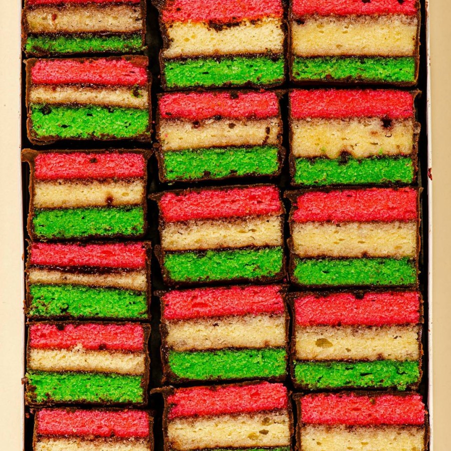 Foods Veniero's Cookies | Rainbow Cookie Gift Box - 2 Lbs