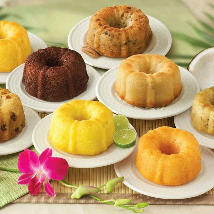 Foods Dockside Market Cakes | Mini Tropical Cake Sampler - 8 Pack