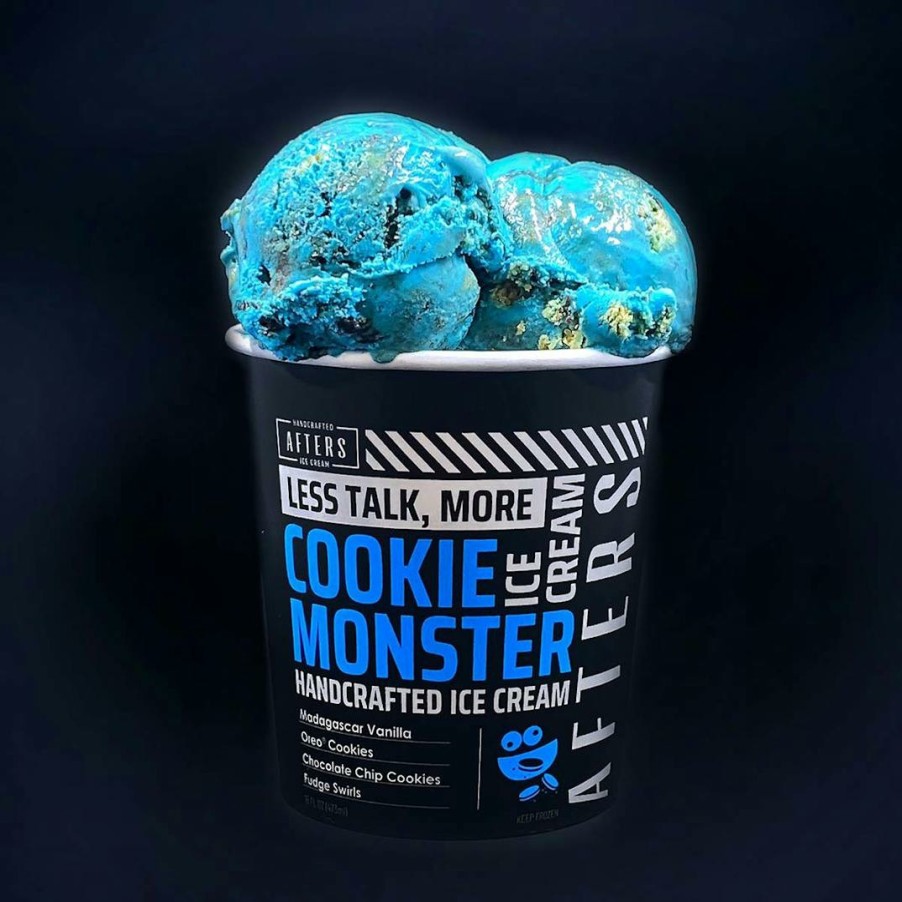 Foods Afters Ice Cream Ice Cream | Cookie Monster Ice Cream - 4 Pints