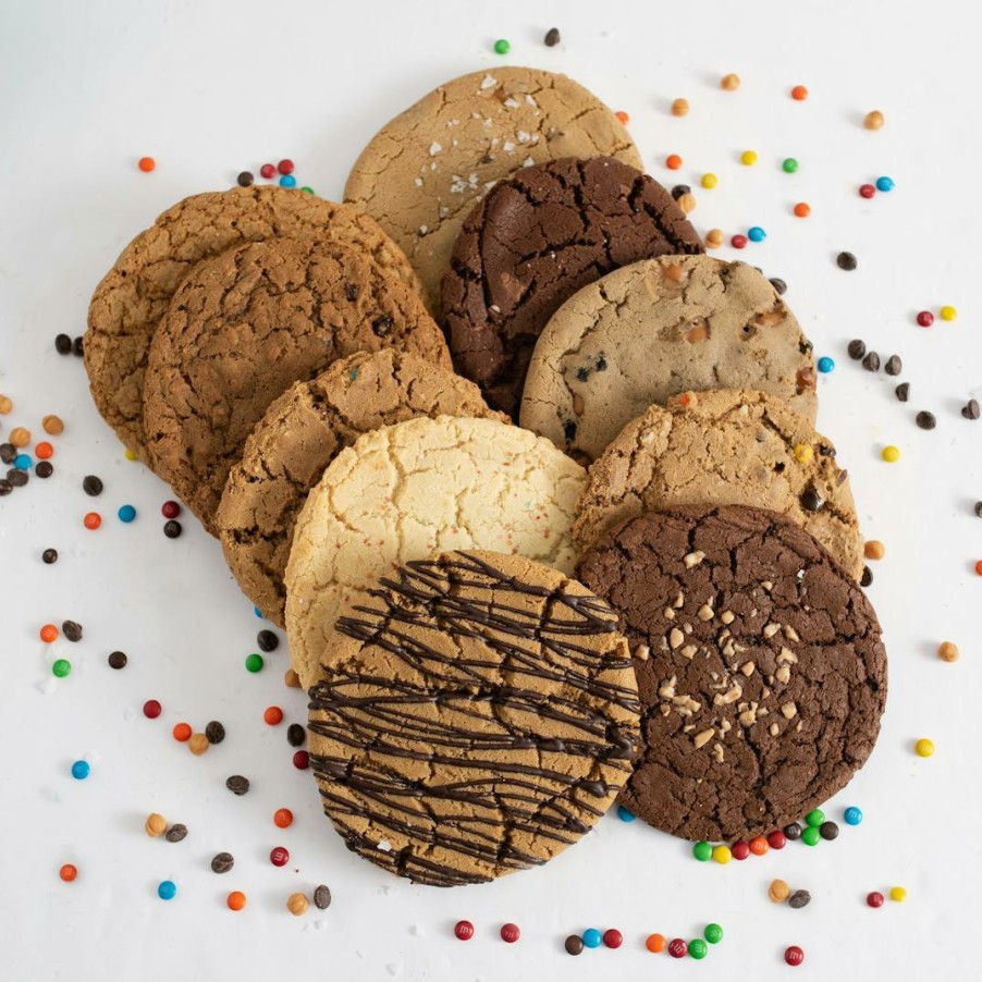 Foods T-Rex Cookie Company Cookie Samplers | Baker'S Choice Giant Cookies - 10 Pack