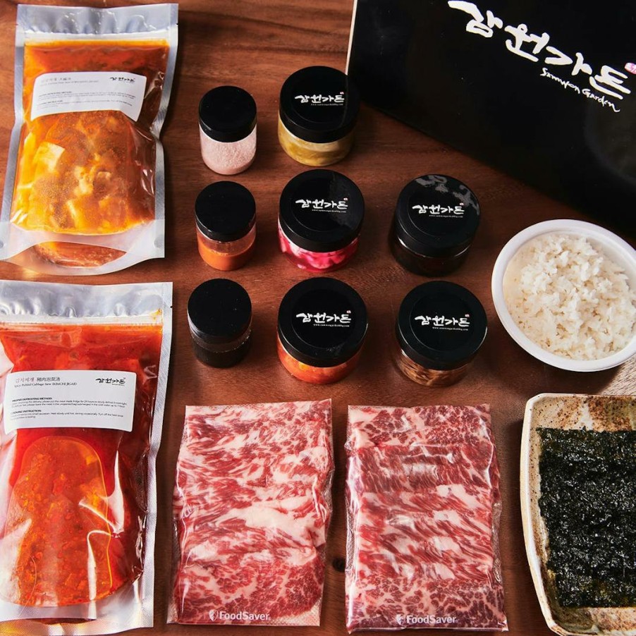 Foods Antoya Korean BBQ Beef | Korean Bbq Sliced Short Rib Kit For 2-4 (Unmarinated)