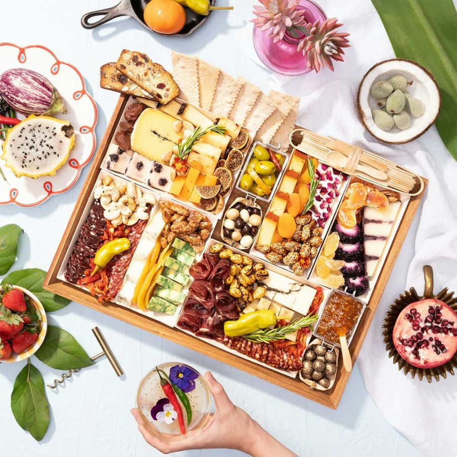 Foods CheeseBoarder Charcuterie | Arte Cheese & Charcuterie Board For 12-14