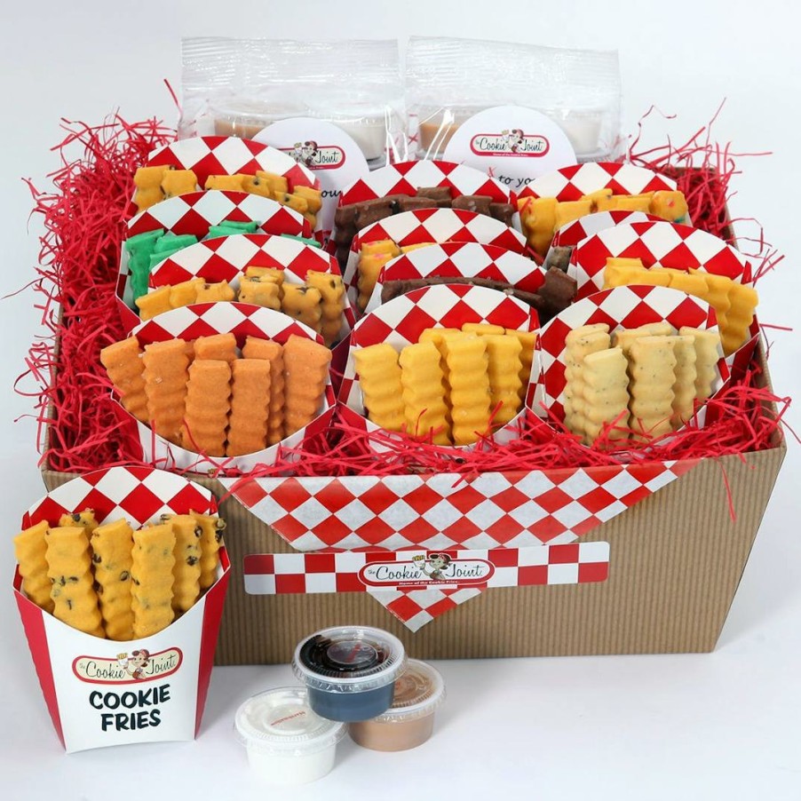 Foods The Cookie Joint Cookie Gifts | Cookie Fries Gift Basket - 12 Cartons