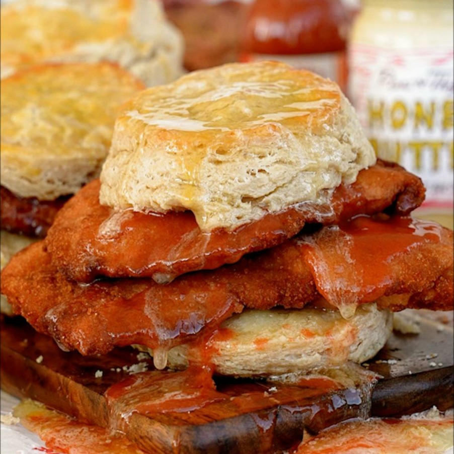 Foods Pies 'n' Thighs Sandwich Kits | Famous Chicken Biscuit Kit - 4 Pack