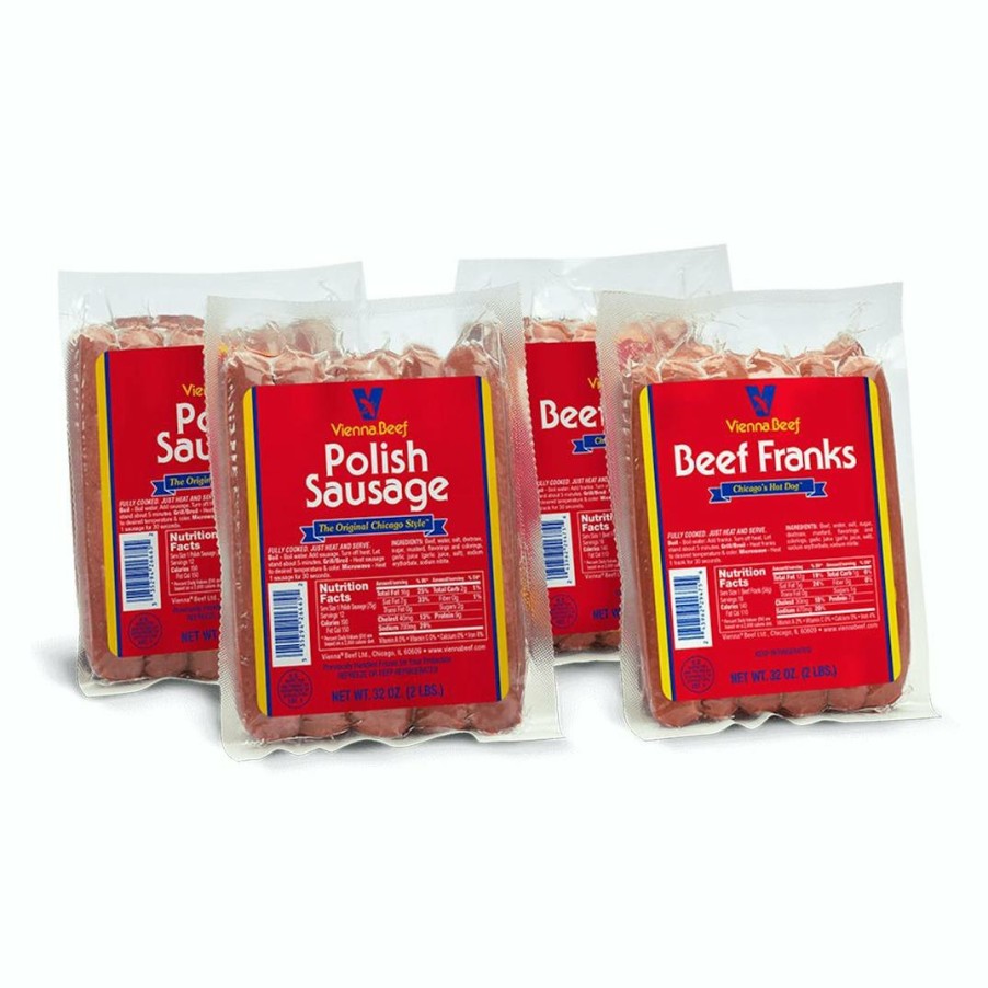 Foods Vienna Beef Hot Dogs Hot Dogs | Chicago Grilling Pack