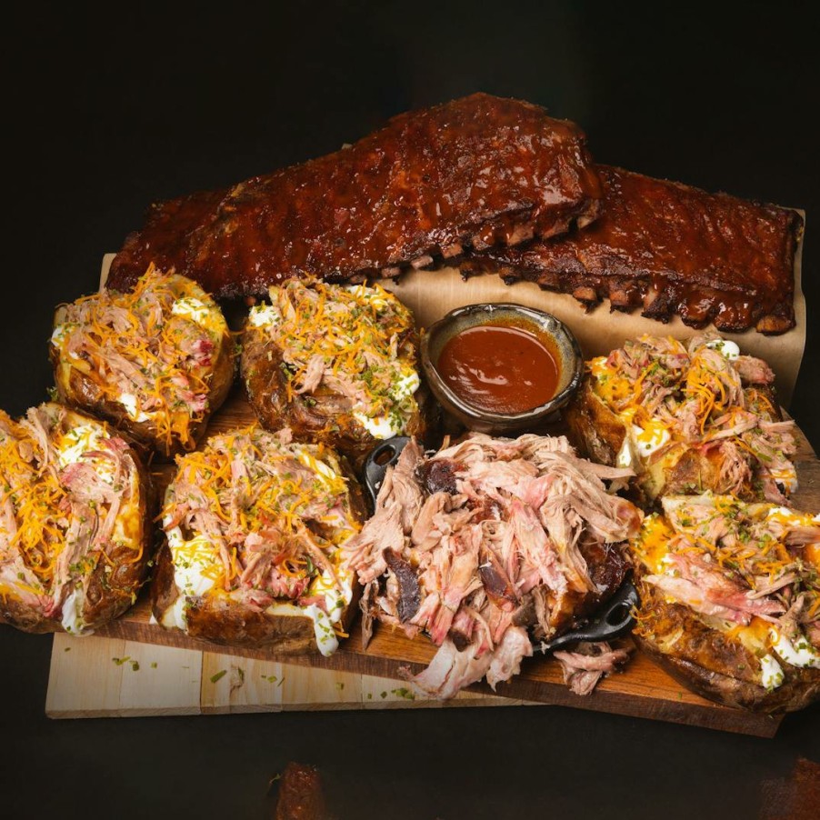 Foods LawLers Barbecue Ribs | Best Of Bama Bbq Sampler For 8-10