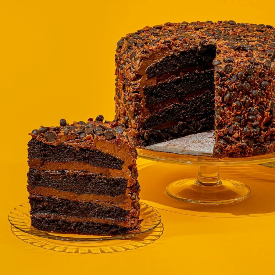 Foods Yardbird Chocolate Cakes | Giant Chocolate Bourbon Bacon Cake