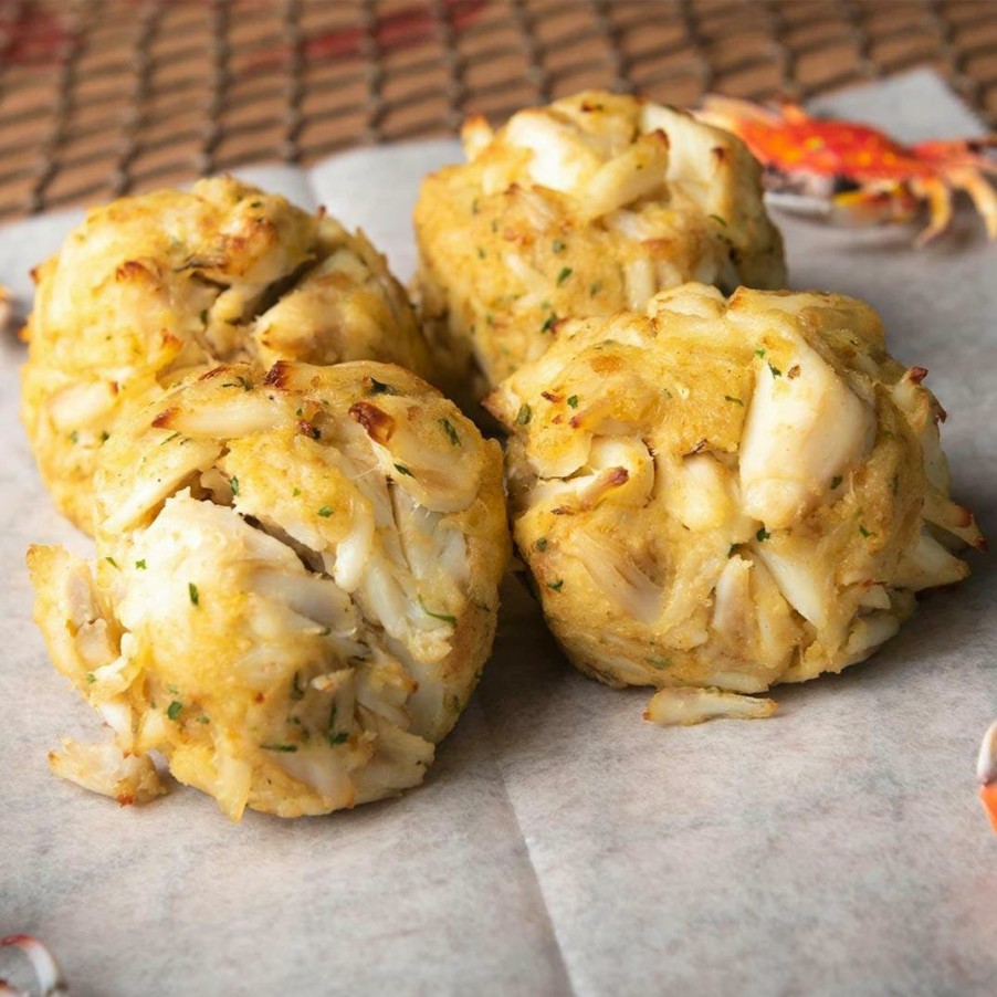 Foods Angelina's of Maryland Crab | All-Natural Jumbo Lump Crab Cakes - 4 Oz. Size