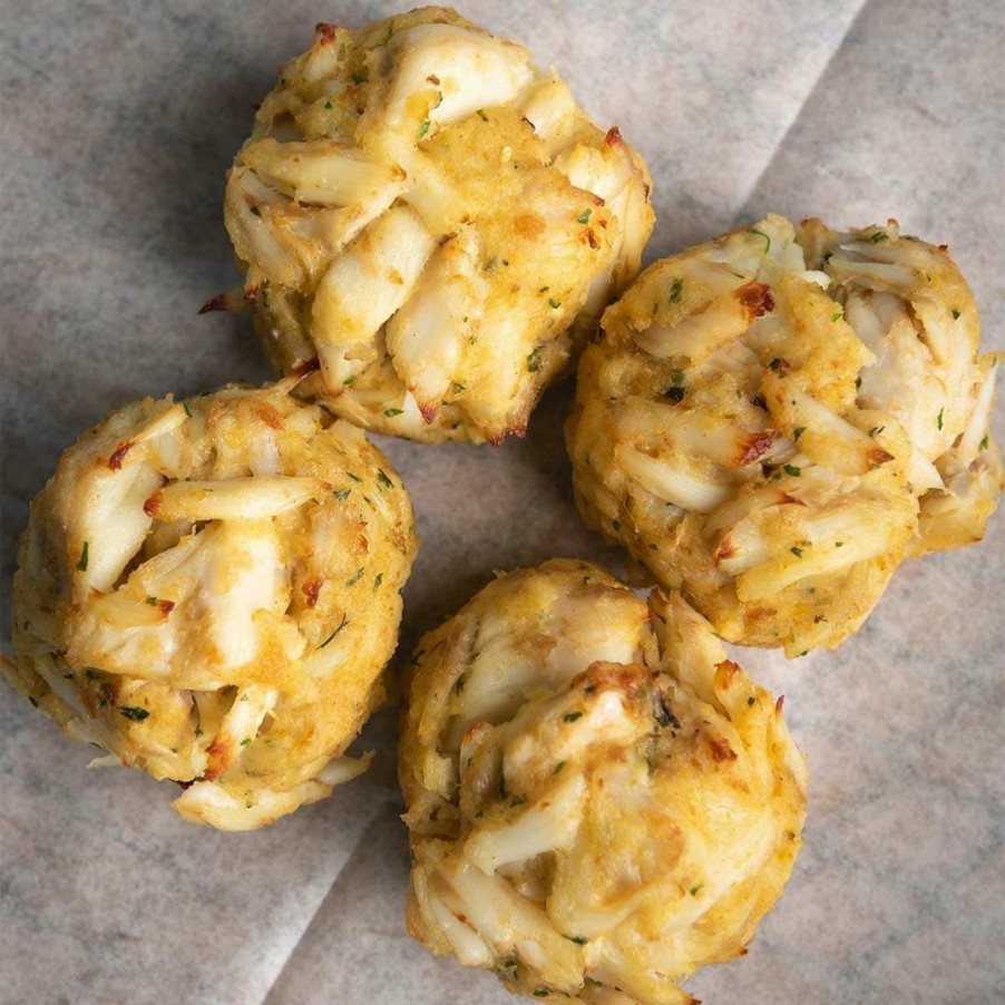 Foods Angelina's of Maryland Crab | All-Natural Jumbo Lump Crab Cakes - 4 Oz. Size