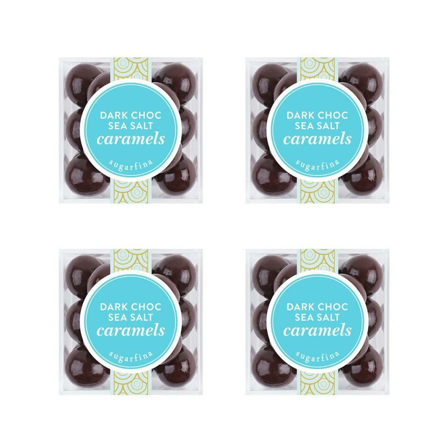 Foods Sugarfina Chocolate | Dark Chocolate Sea Salt Caramels - 4 Pack