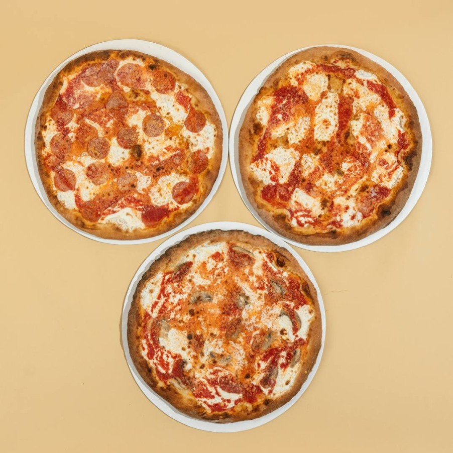 Foods Totonno's New York-Style Pizza | Brooklyn-Style Pizza Sampler - 3 Pack