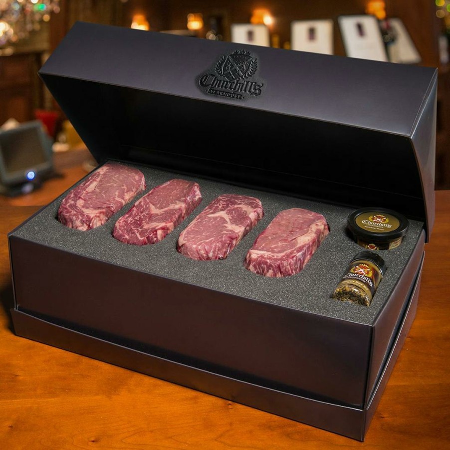 Foods Churchill's Steakhouse Steaks | Ribeye Prime Steak Gift Box