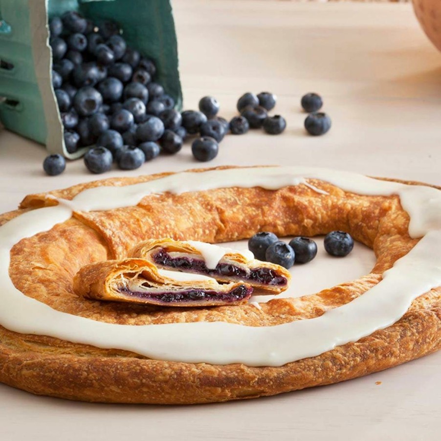 Foods O&H Danish Bakery Pastries | Blueberry Kringle - 2 Pack