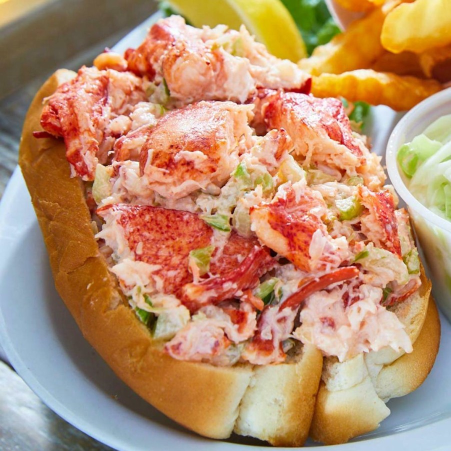 Foods LUNCH Lobster Roll Lobster Rolls | Gluten-Free Classic Lobster Roll Kit - 8 Pack