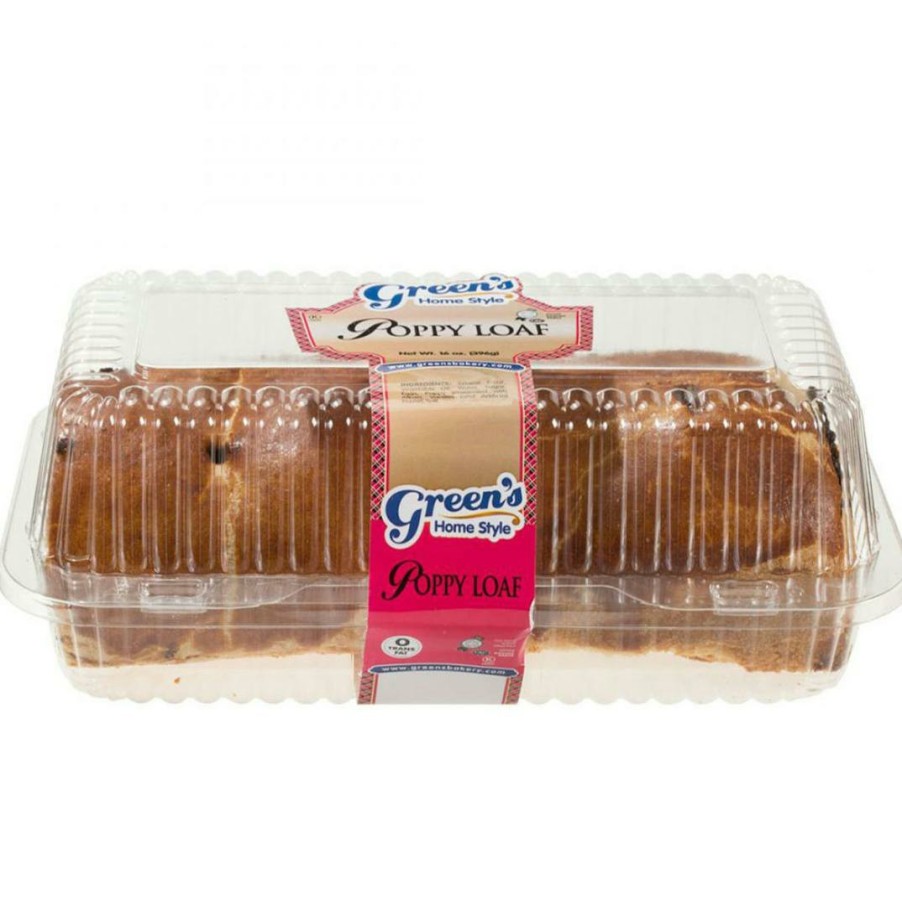 Foods Green's Babka Breads | Poppy Loaf - 2 Pack (Kosher)