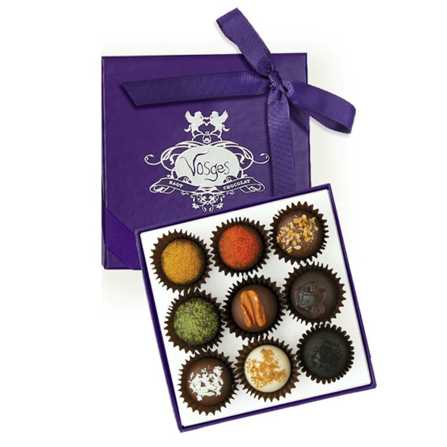 Foods Vosges Haut-Chocolat Chocolate | Exotic Truffle Collection - 9 Pieces