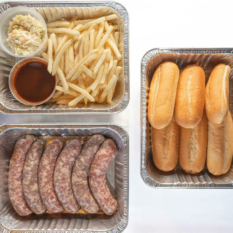 Foods Edwin's Restaurant Sausages | Polish Boy Sausage Kit + Fries For 6