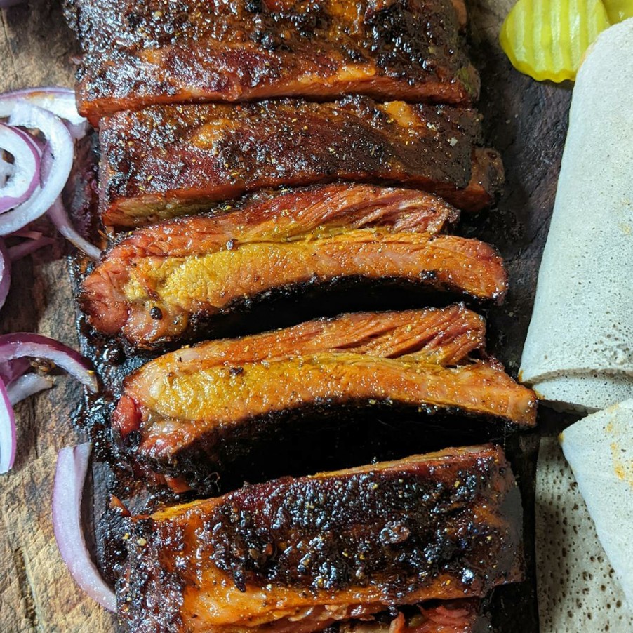 Foods Smoke'N Ash BBQ Ribs | Tex-Ethiopian Ribs - 2 Racks